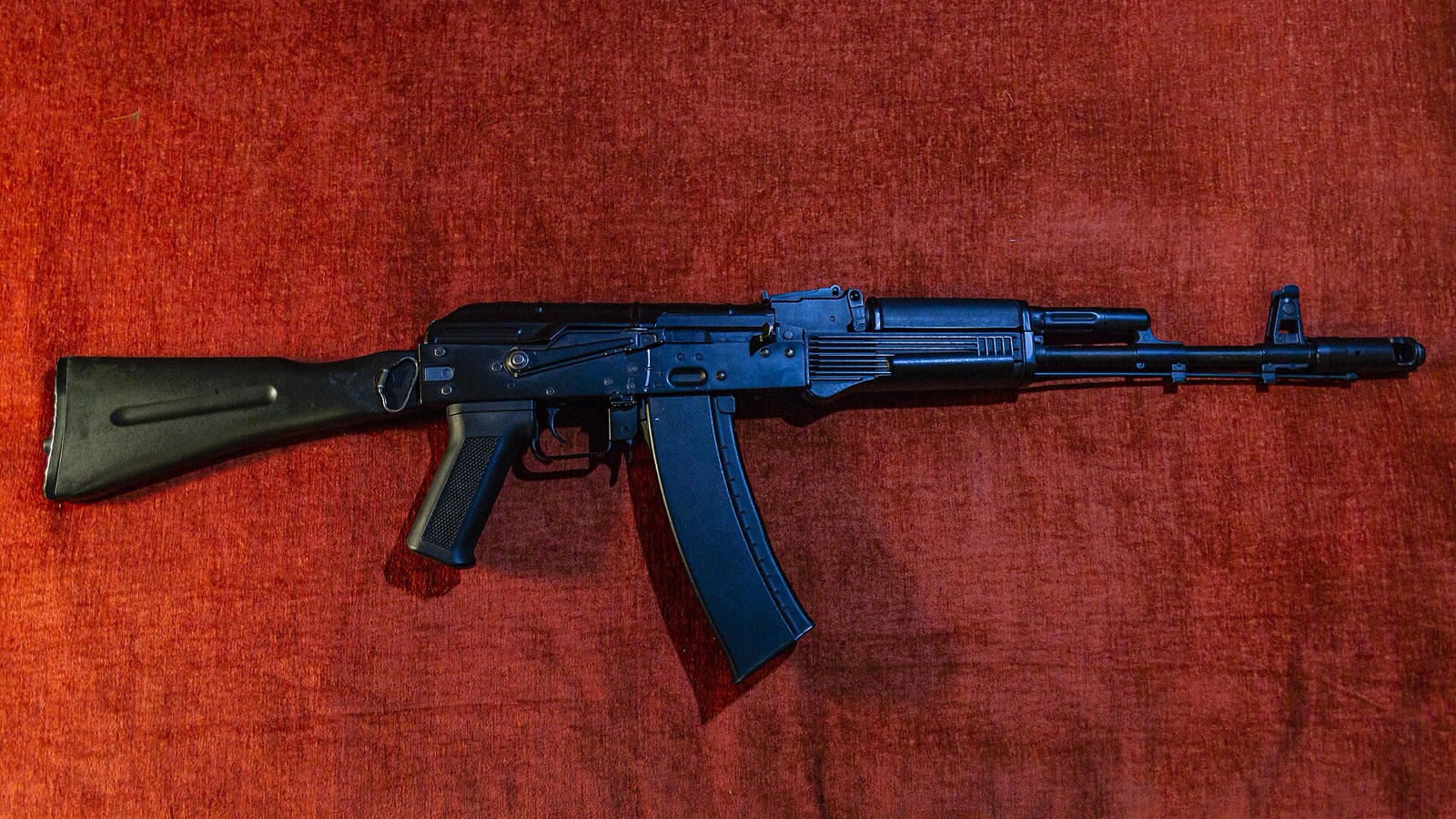 An AK pattern airsoft replica. Picture for illustration, not the RD-701.