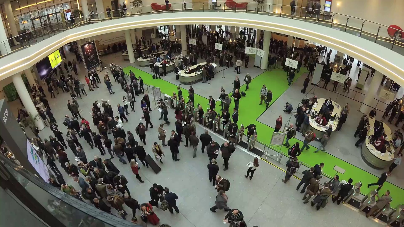 The entrance area of IWA OutdoorClassics at Nuremberg, pictured at the 2018 show.
